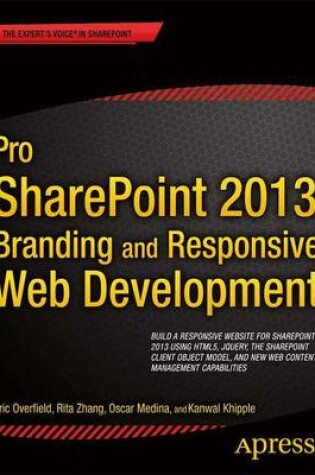 Cover of Pro Sharepoint 2013 Branding and Responsive Web Development