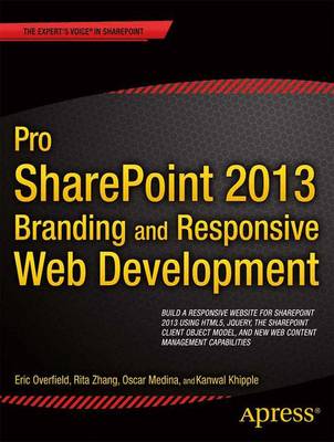 Cover of Pro Sharepoint 2013 Branding and Responsive Web Development