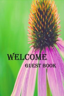 Book cover for welcome Guest Book