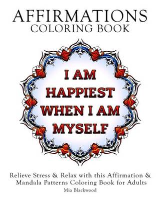 Book cover for Affirmations Coloring Book