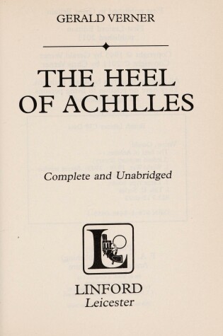 Cover of The Heel Of Achilles