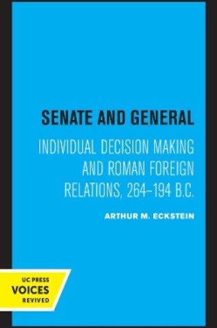 Cover of Senate and General