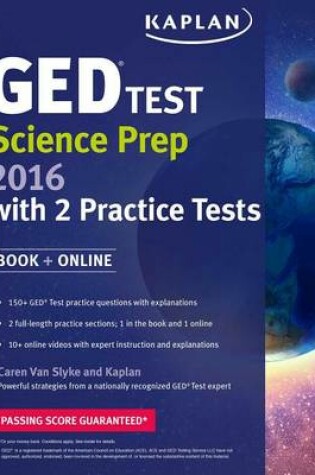 Cover of Kaplan Ged(r) Test Science Prep 2016