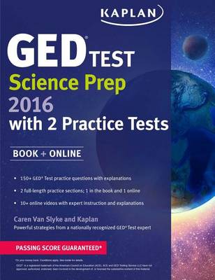 Cover of Kaplan Ged(r) Test Science Prep 2016