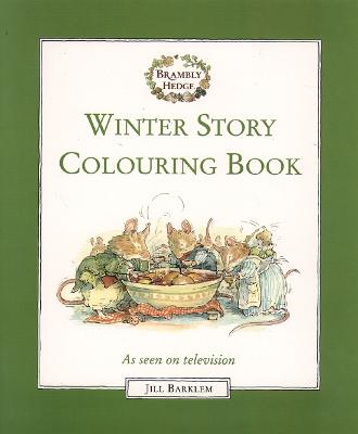 Book cover for Winter Story Colouring Book