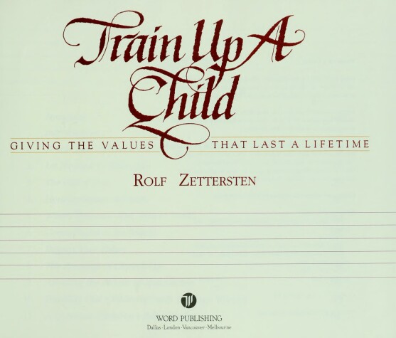 Book cover for Train Up a Child