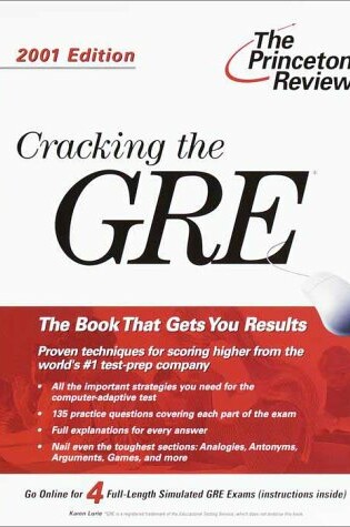 Cover of Cracking the Gre Cat