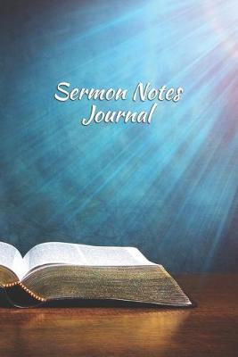 Book cover for Sermon Notes Journal