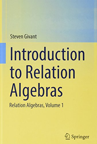 Book cover for Relation Algebras