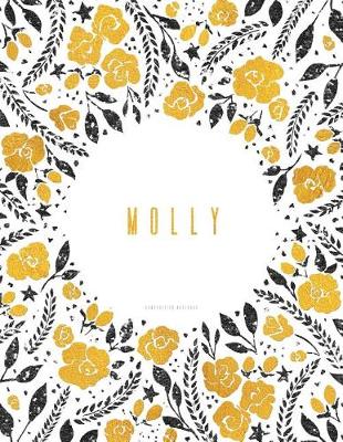 Book cover for Molly. Composition Notebook