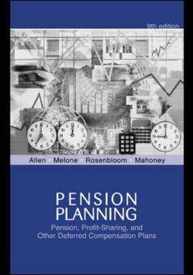 Book cover for Pension Planning