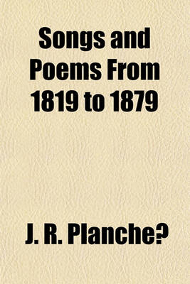 Book cover for Songs and Poems from 1819 to 1879