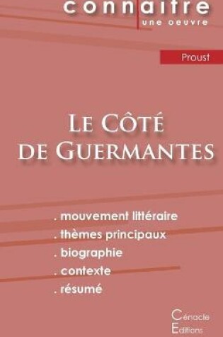 Cover of Fiche de lecture Le Cote de Guermantes de Marcel Proust (Analyse litteraire de reference et resume complet)