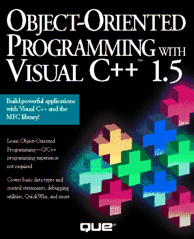 Book cover for Object-oriented Programming with Visual C++ 1.5