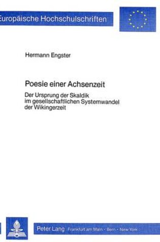 Cover of Poesie Einer Achsenzeit