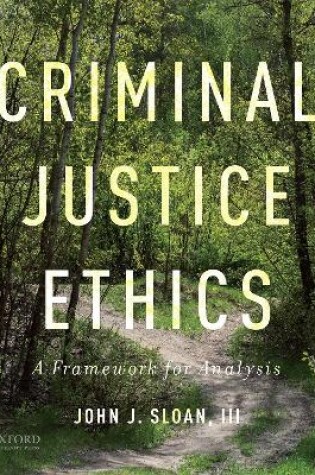 Cover of Criminal Justice Ethics