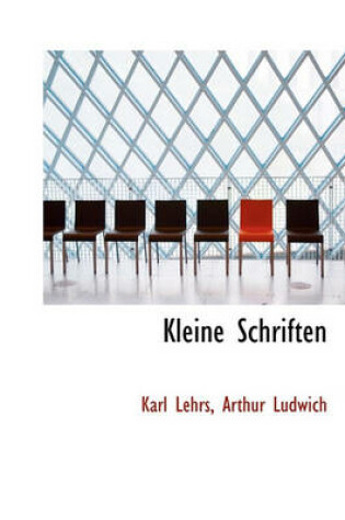 Cover of Kleine Schriften