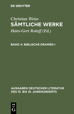 Book cover for Biblische Dramen I