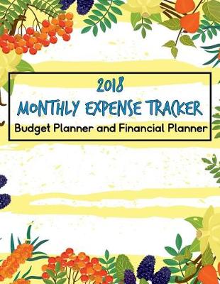 Book cover for 2018 Monthly Expense Tracker