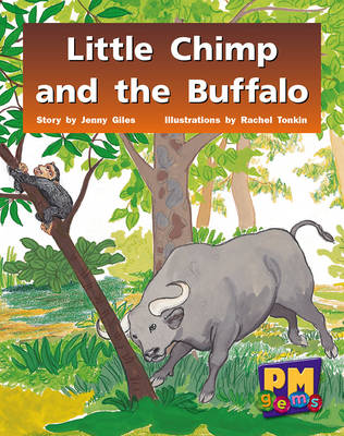 Book cover for Little Chimp and the Buffalo