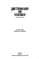 Book cover for Dictionary of Energy