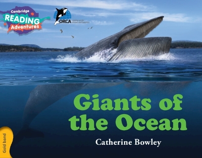 Book cover for Cambridge Reading Adventures Giants of the Ocean Gold Band