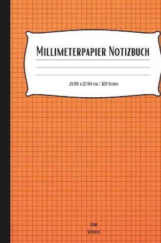 Cover of Millimeterpapier Notizbuch