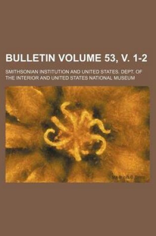 Cover of Bulletin Volume 53, V. 1-2