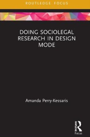 Cover of Doing Sociolegal Research in Design Mode
