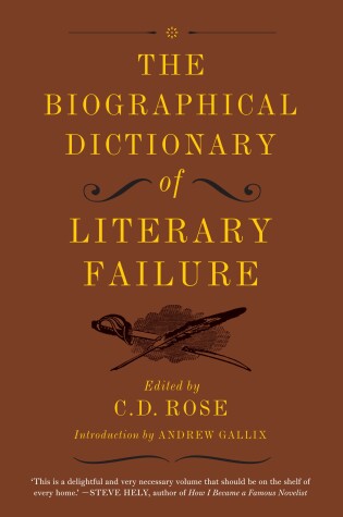 Cover of The Biographical Dictionary of Literary Failure