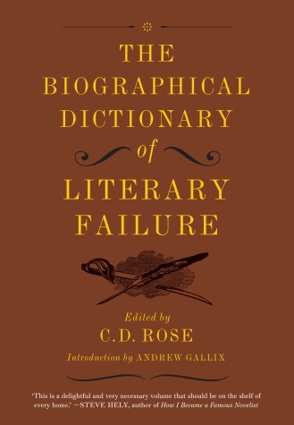 Book cover for The Biographical Dictionary of Literary Failure