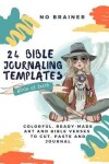 Book cover for 24 Bible Journaling Templates