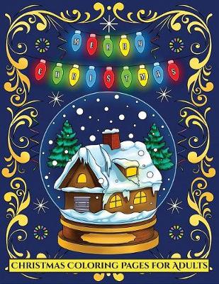 Book cover for Christmas Coloring Pages for Adults