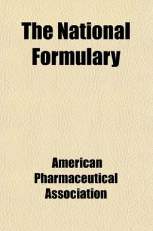 Cover of National Formulary