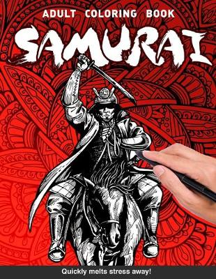 Book cover for Samurai Adults Coloring Book