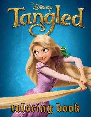 Book cover for Tangled Coloring Book