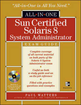 Cover of Sun Certified Solaris 8 System Administrator All-in-one Exam Guide