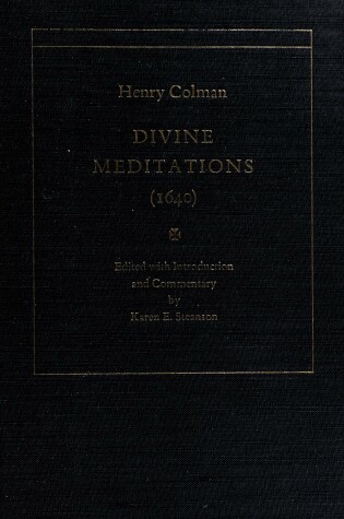 Cover of Divine Meditations