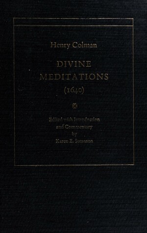 Cover of Divine Meditations