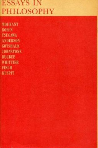 Cover of Essays in Philosophy