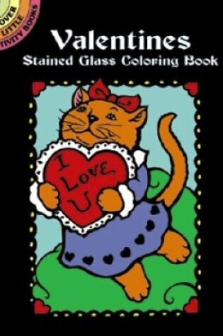 Cover of Valentines Stained Glass Coloring Book