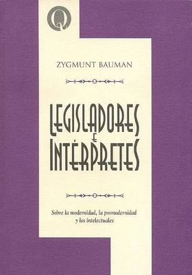 Book cover for Legisladores E Interpretes