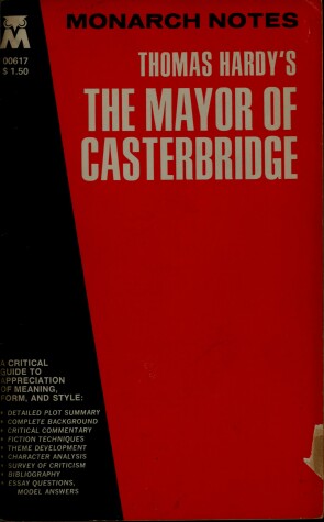 Book cover for Thomas Hardy's "the Mayor of Casterbridge"