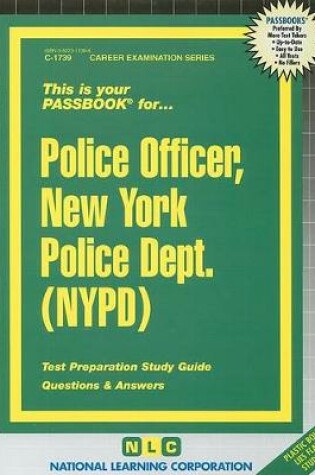 Cover of Police Officer, New York Police Dept. (NYPD)