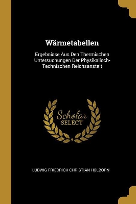Book cover for Wärmetabellen