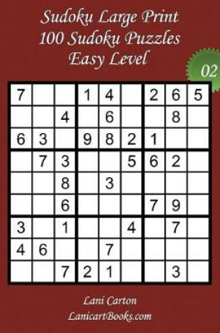 Cover of Sudoku Large Print - Easy Level - N°2