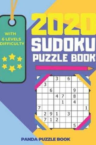 Cover of 2020 Sudoku Puzzle Book With 6 Levels Difficulty