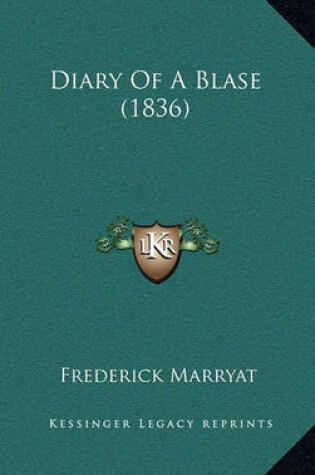 Cover of Diary of a Blase (1836)