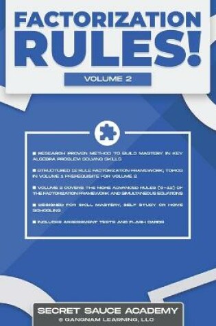 Cover of Factorization Rules! Volume 2