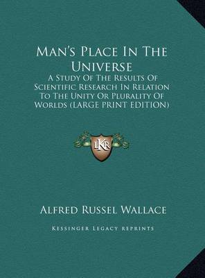 Book cover for Man's Place in the Universe